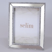 Selim 15 x 20 CM Elsira Aynalı Çerçeve Gümüş