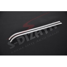 S-Dizayn Citroen Berlingo Krom Sürgülü Kapı Çıtası 2 Prç 2008-201