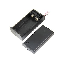 9Volt Pil Kutusu Kapaklı Swiçli