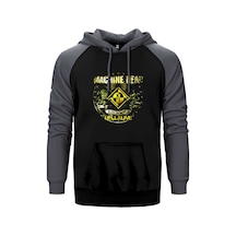 Machine Head Hellalive Gri Renk Reglan Kol Sweatshirt / Hoodie