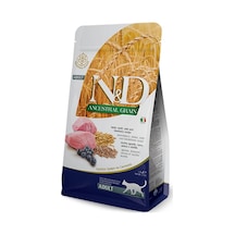 N&D Düşük Tahıllı Kuzu Etli ve Yaban Mersinli Yetişkin Kedi Maması 1500 G