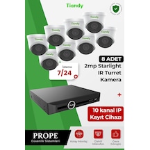 Tiandy 8 Kameralı Ip Sistem Paketi