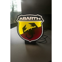 Abarth Dekoratif Aydınlatma Led Gece Lambası Çok Renkli