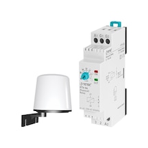 Ftv-04 Fotosel Rölesi, V-otomat Dın Gövde, 1 - 10 Lux Ayarlı, 5a / 250v Ac Röle Çıkışlı