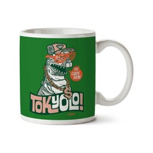 Tokyolo Yo Carpe Diem Godzilla İki Tarafı Baskılı Kupa Bardak