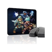 Hytale Kaymaz Dikişli Kauçuk Oyuncu Mousepad V2 - 22x18 Gaming Mouse Pad Fare Altlığı