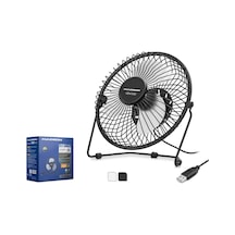Hadron Hdx7252 Siyah Vantilatör Usb Metal 18cm
