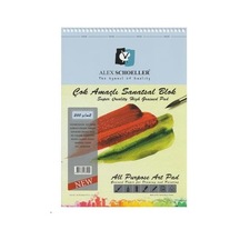 Alex Schoeller Çok Amaçlı Spiralli 200 Gr A5 20.li Sanatsal Blok A.SPR