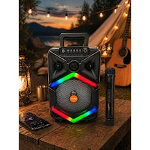 Torres Cs-0812 200w Karaoke Hoparlör Mikrofonlu Bluetooth Taşınabilir Ses Sistemi - 8697714322452