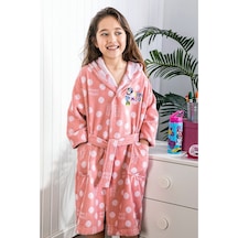 Özdilek Minnie Mouse Fashion Lisanslı Havlu Bornoz Set 5/6 Yaş
