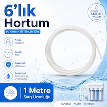 6 Lık Su Arıtma Hortumu 1 Metre 608506026
