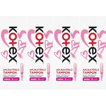 Kotex Aplikatörlü Tampon Süper 32 Li Set 4pk 8