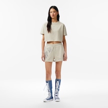 Unıted4 Regular Fit Kadın Krem Şort Uno