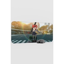 Bochi The Rock Anime V3 - 70x30 Xl Gaming Kauçuk Kaymaz Taban Mouse Pad Fare Altlığı