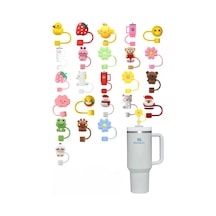 4 Adet Stanley Quencher Uyumlu Pipet Kapağı Toz Kapak