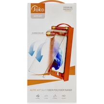 Joko Samsung  Uyumlu  Galaxy S22 Autokit 5in1 Fiber Polymer Nano Ekran Koruyucu,