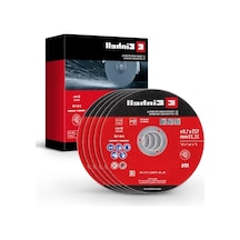 5 Parça İnce Metal Kesme Disk Seti, 125 Mm Çapında Ve 1 Mm Kalınlığında