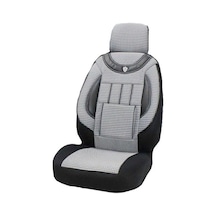 Hyundai H 100 Panelvan Uyumlu 2+1 Koltuk Kılıfı - Füme - Siyah