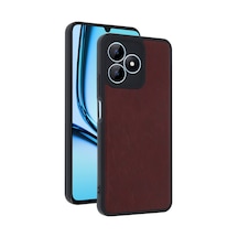 Realme Note 50 4g Kılıf Aras Deri Kapak - Bordo Bz8683140836795