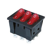 Powermaster Üçlü Işıklı Anahtar On-off 9p Ic-135