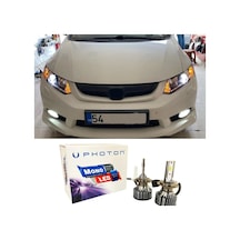 Honda Civic Fb7 Led Xenon Uzun Far Ampulü Hb3 Mono Yeni Seri Beyaz 2012-2016