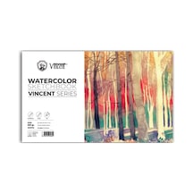 Vıncent Watercolor Sketchbook 300gr 20cmx35cm 10 Sayfa Suluboya Defteri