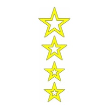 Cg F.sarı Yıldızlı Çamurluk Üst Sticker Standart