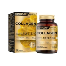 Beauty Collagen Complex 90 Tablet, Tip 1-2-3-5-10 Hidrolize Kolajen, Kolajen Peptitleri, Hyaluronik Asit, Biotin, Çinko, Selenyum