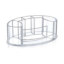Oval Makyaj Organizeri 8680801606049 Plastik Beyaz Diğer