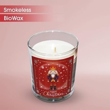 Charm Lab Candle Kurşun Asker Nutcracker Tasarımlı Mum, Kırmızı Renk Temalı, 135 G Doğal Bio Balmumu, 40 Saat Yanma Süresi, Cam Kavanoz, Şık Bristol Kutulu, Yılbaşı Koleksiyonu Hazır Hediye 50 x 22