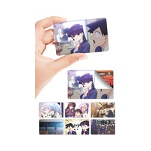 Komi Can't Communicate Komi San Anime Kart Kaplama Sticker 7 Adet Çok Renkli