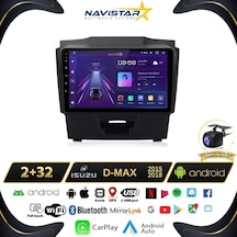 Isuzu D-max 2015-2018 Model 2gb + 32gb Android 13 Kablosuz Carpl
