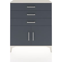 Arges Şifonyer Tek Raflı 3 Çekmeceli 2 Kapaklı 88x30x106 Ayta... Aytaşı