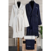 Pierre Cardin 4'lü Aile Seti Ribbon Lacivert-beyaz Lacivert - Beyaz