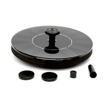 Suofeng Güneş Enerjili Süs Fıskiyesi, 4 Farklı Basınçlı Başlık, 180l/h Akış, Otomatik Çalışma, Bahçe/havuz/small Göl Dekorasyonu