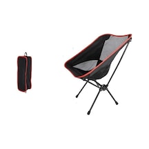 Forestbird Hafif Katlanır Kamp Sandalyesi Kamp Pikniği İçin Portatif Açık Sandalye - Kırmızı