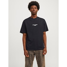 Jack & Jones Erkek Sırt Baskılı Oversize T-shirt - 12256289 001