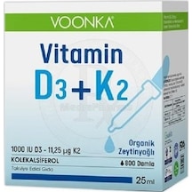 Voonka Vitamin D3+K2 Damla 25 ML