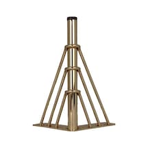 Lüks Koltuk Kanepe Çekyat Sehpa Ayağı Telli Ayak Gold Renk 15 Cm N11.704