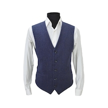 Mentor Regalo Erkek Yelek V Yaka Lacivert Kaşe 50453