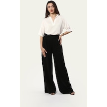 Khaos Kadın Kargo Cep Pantolon Siyah 001