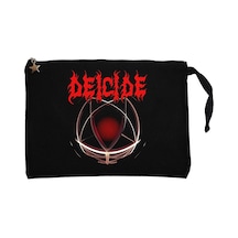 Deicide Legion Siyah Clutch Astarlı Cüzdan / El Çantası Siyah