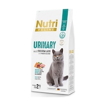 Nutri Feline Urinary Böbrek Sağlığı Glutensiz Somonlu Düşük Tahıllı Yetişkin Kedi Maması 2 KG