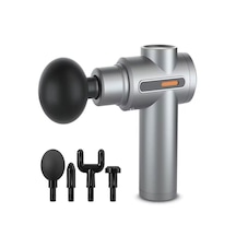 Amg017 Taşınabilir Sessiz Mini Masaj Aleti - 6 Hız Ayarlı, Lcd Ek Siyah