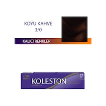 Hubrendy Tedarik Single Tüp Boya Saç Boyası Koyu Kahve 3/0