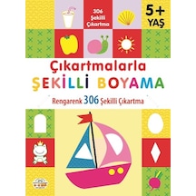 Çıkartmalarla Şekilli Boyama - Rengarenk 306 Şekilli Çıkartma