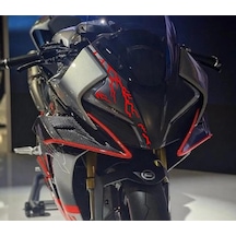 Cf Moto 450 Sr Ön Kafa Kırmızı Şimşek Sticker Folyo Kaplama