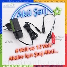 12 Volt Akülü Arabalar Için Jeep Motor Atv Aküsü Şarj Aleti