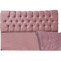 Başlık ALC VENÜS Model 150cm Baby Face Kumaş Modern Kapitone PEMBE Renk El Yapımı