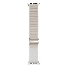 Apple Watch Ultra 49mm Uyumlu Band-74 Hasır Kordon - Starlight